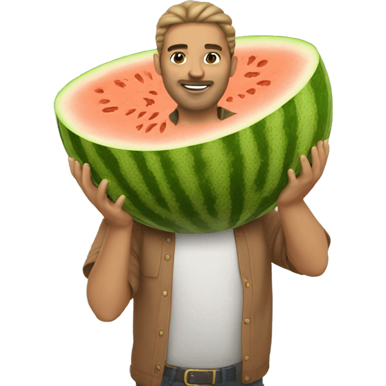 Holding melons emoji