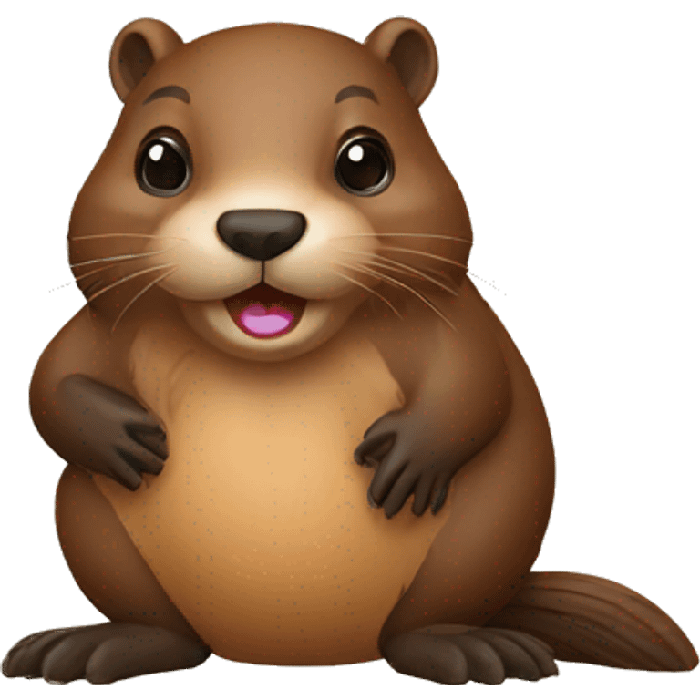 beaver  emoji