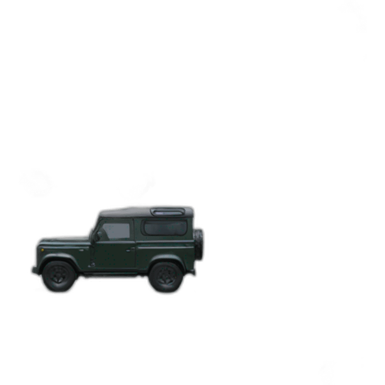 land rover defender black emoji