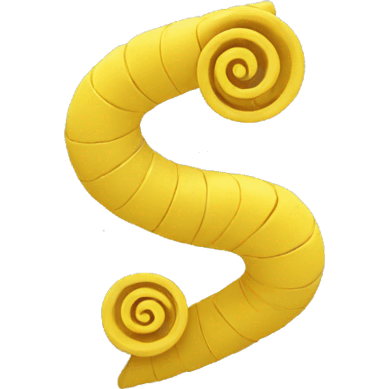 yellow spiral emoji