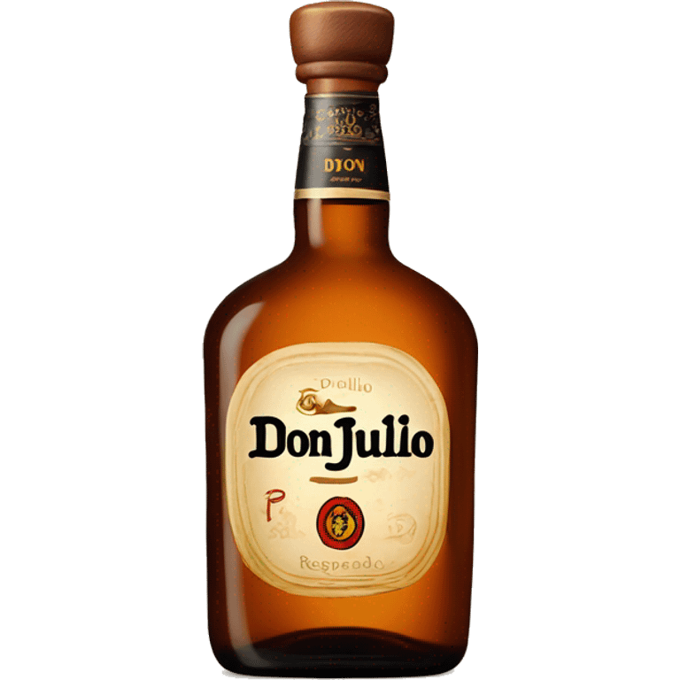 small bottle of don julio repasado  emoji