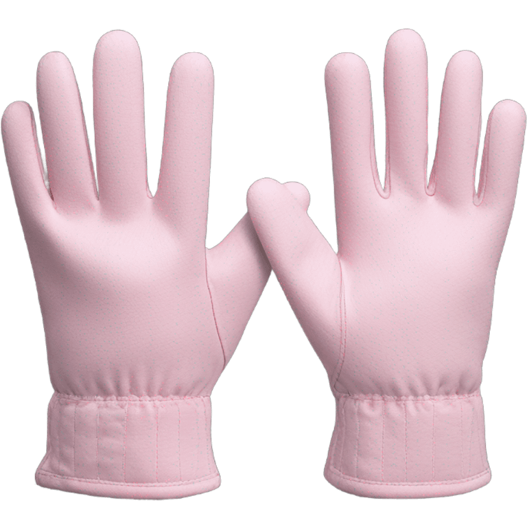 Pale pink garden gloves emoji