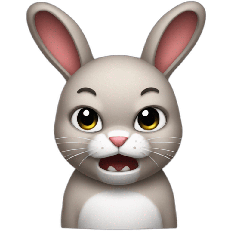 Angry-bunny emoji