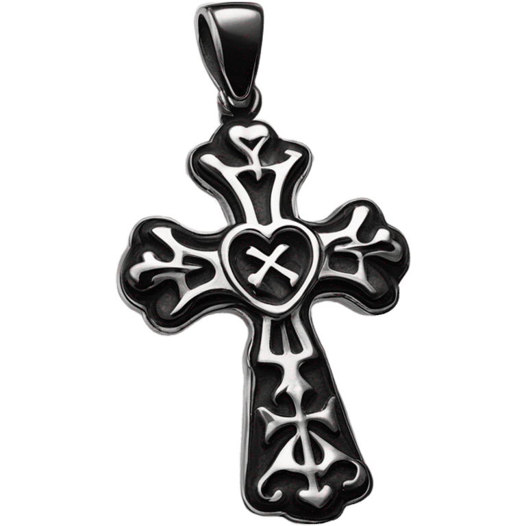  Chrome hearts cross emoji emoji