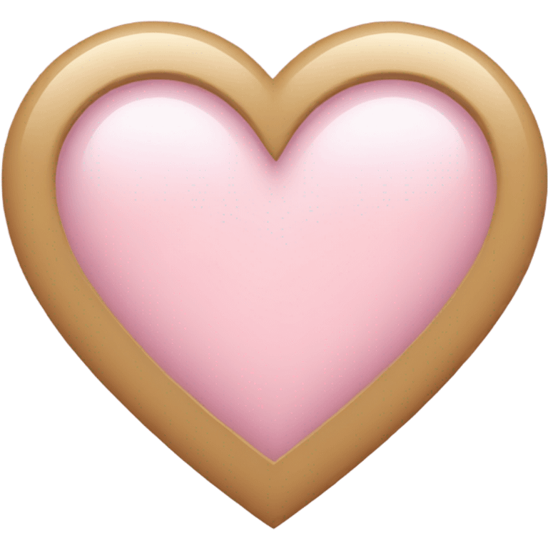 Light pink heart  emoji