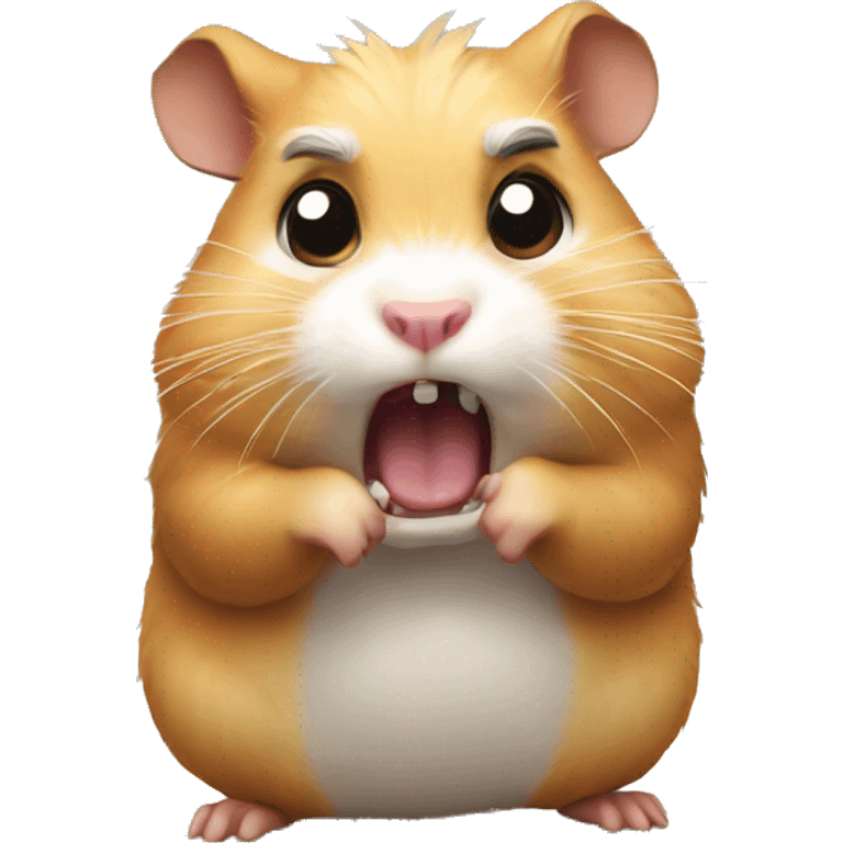  angry hamster emoji