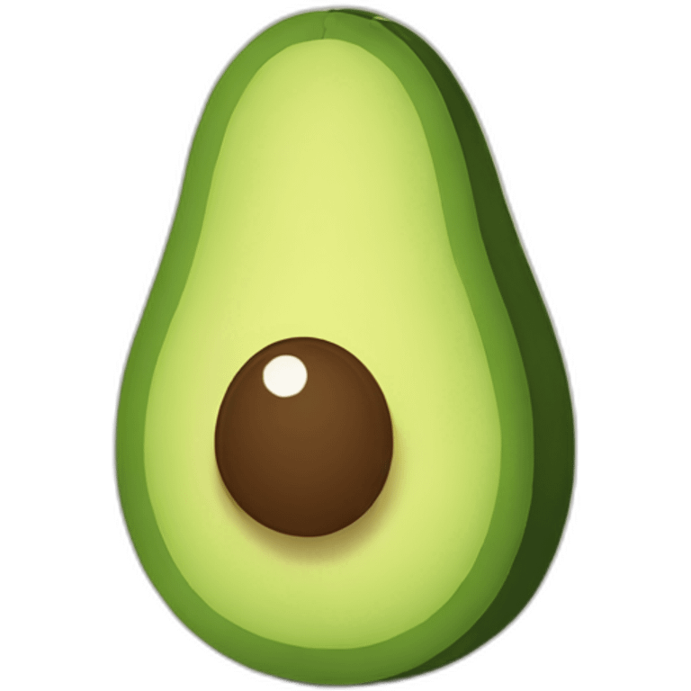 cute avocado emoji