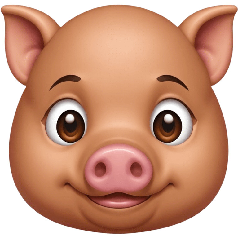 Pig with human body emoji