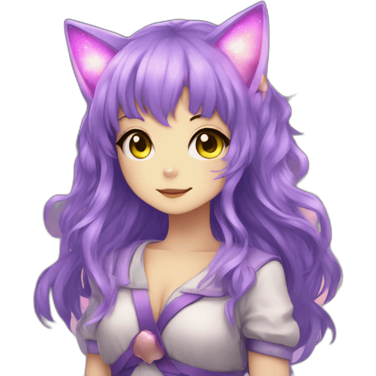 galaxy neko girl emoji