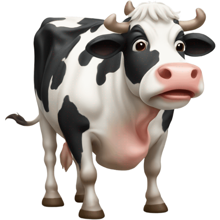 Cow that fart emoji