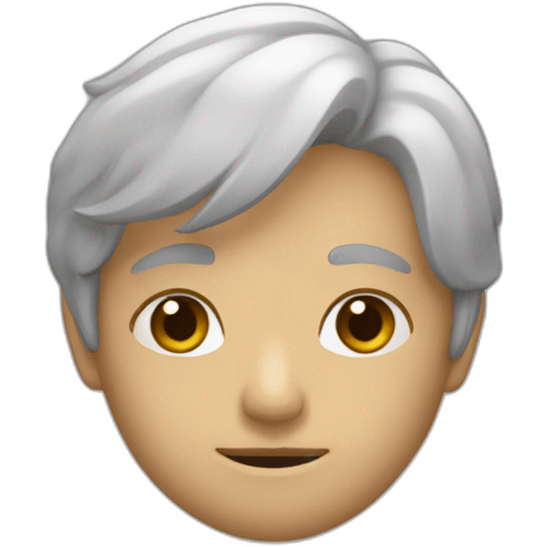 Une tête d'un gars emoji