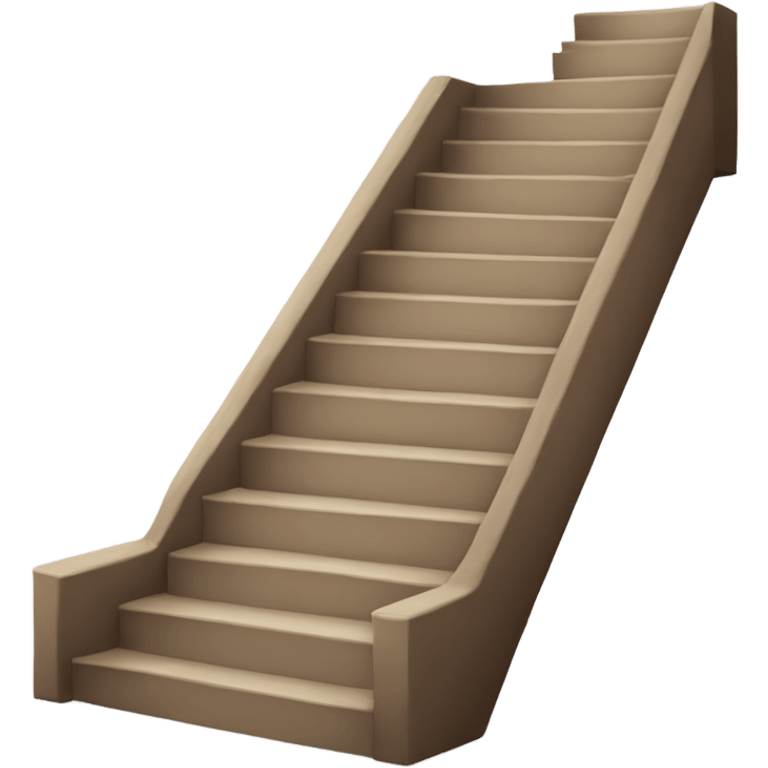 a stair and a tongue emoji