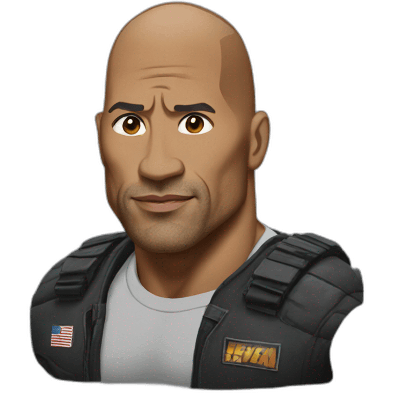 The rock  emoji