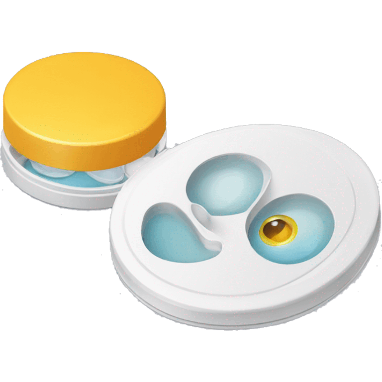 prescription contact lens case emoji