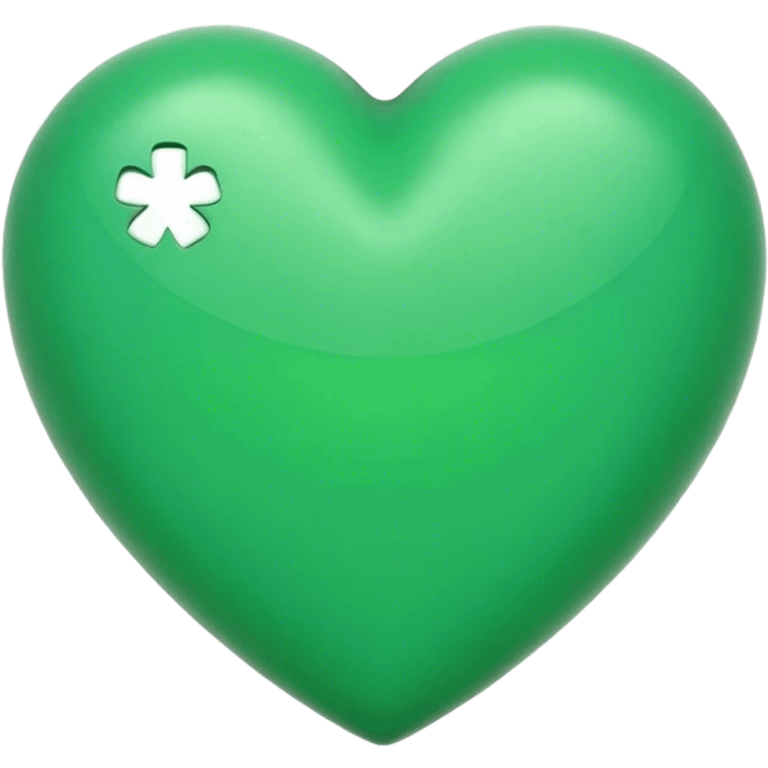 Coeur vert riviera emoji