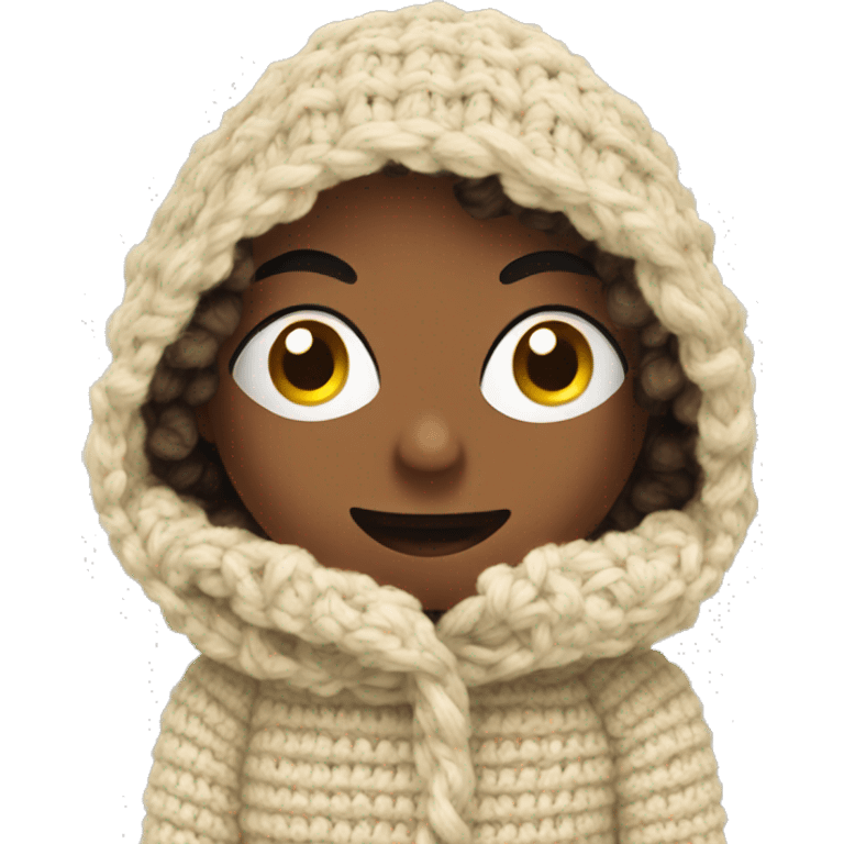 Cozy crochet emoji