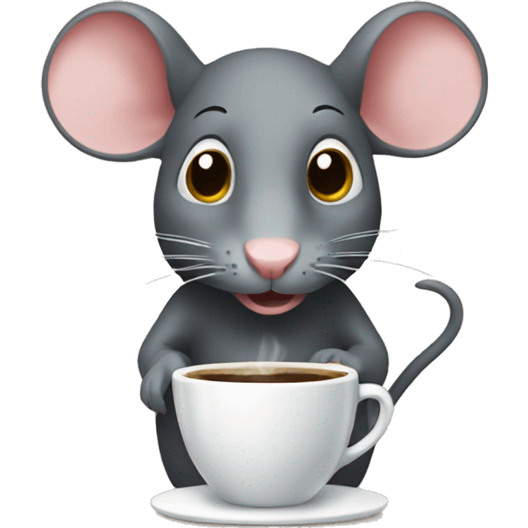 A rat making coffee  emoji