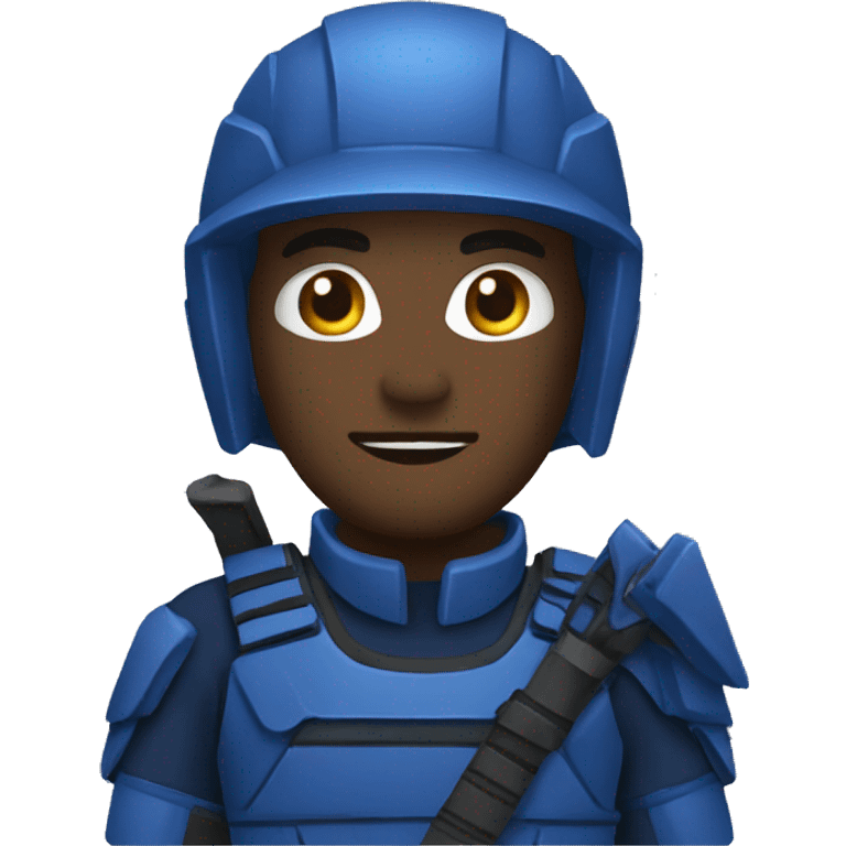 blue team guard emoji