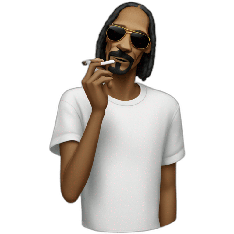 Snoop dogg smoking emoji