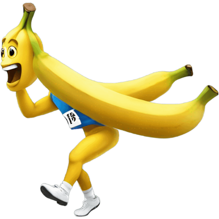 sprinting banana  emoji