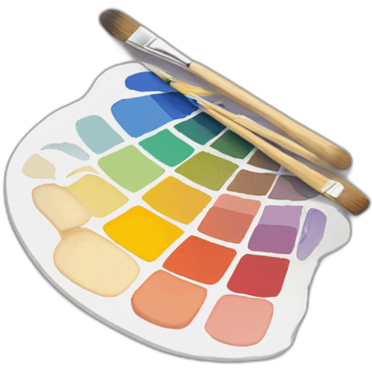 paint palette emoji