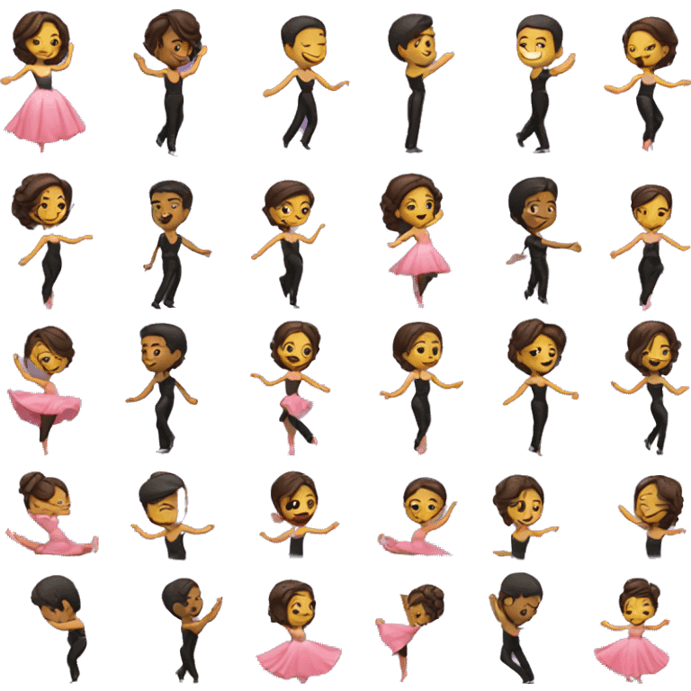 ballroom dancing friends emoji