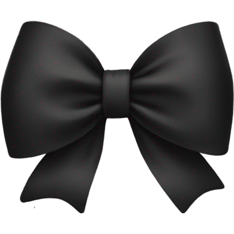 Black bow emoji