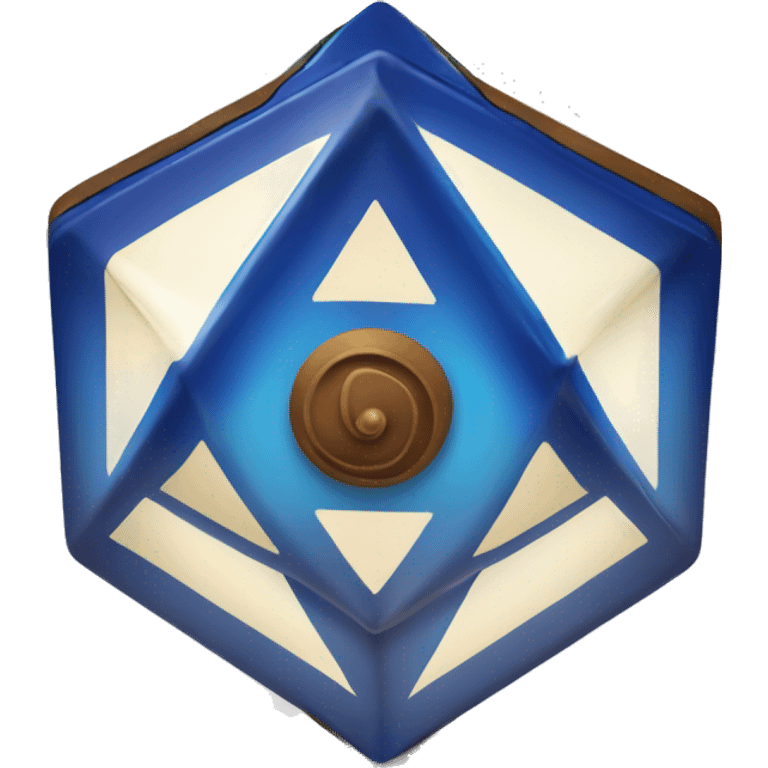 Jewish dreidel a four-sided spinning top, played during the Jewish holiday of Hanukkah emoji