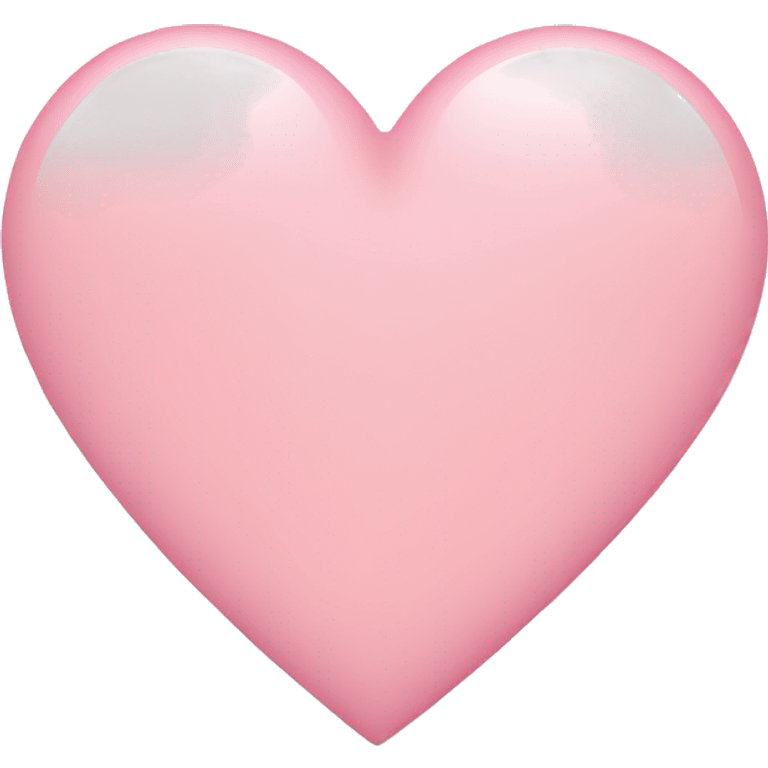 Light pink heart  emoji