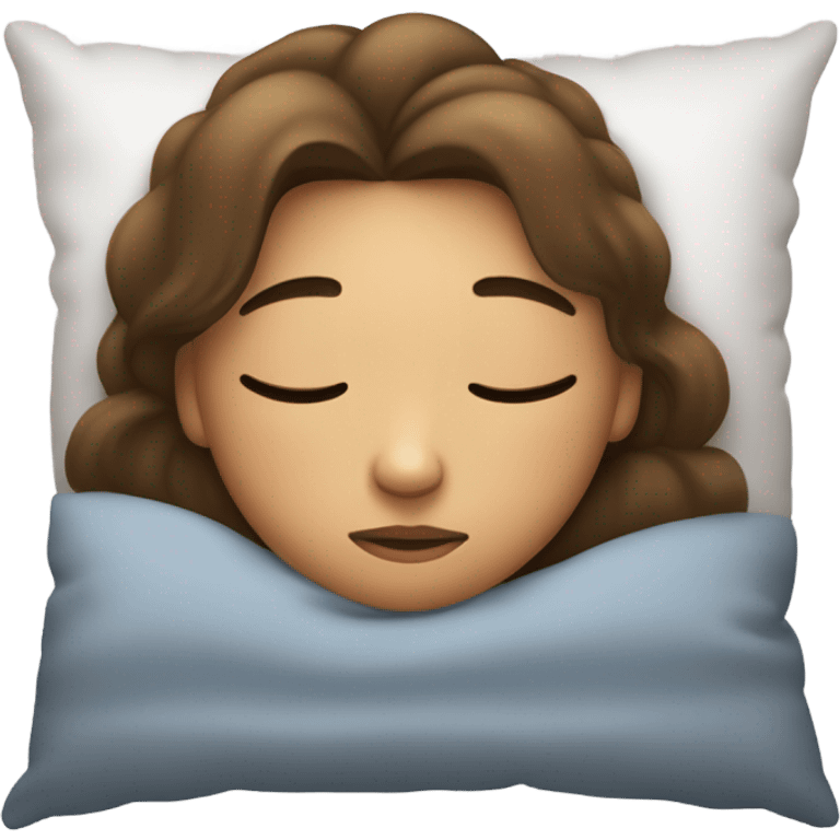 Sleeping girl emoji