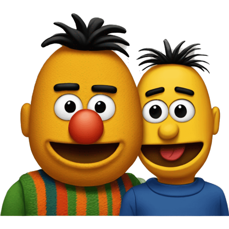 Bert and ernie emoji