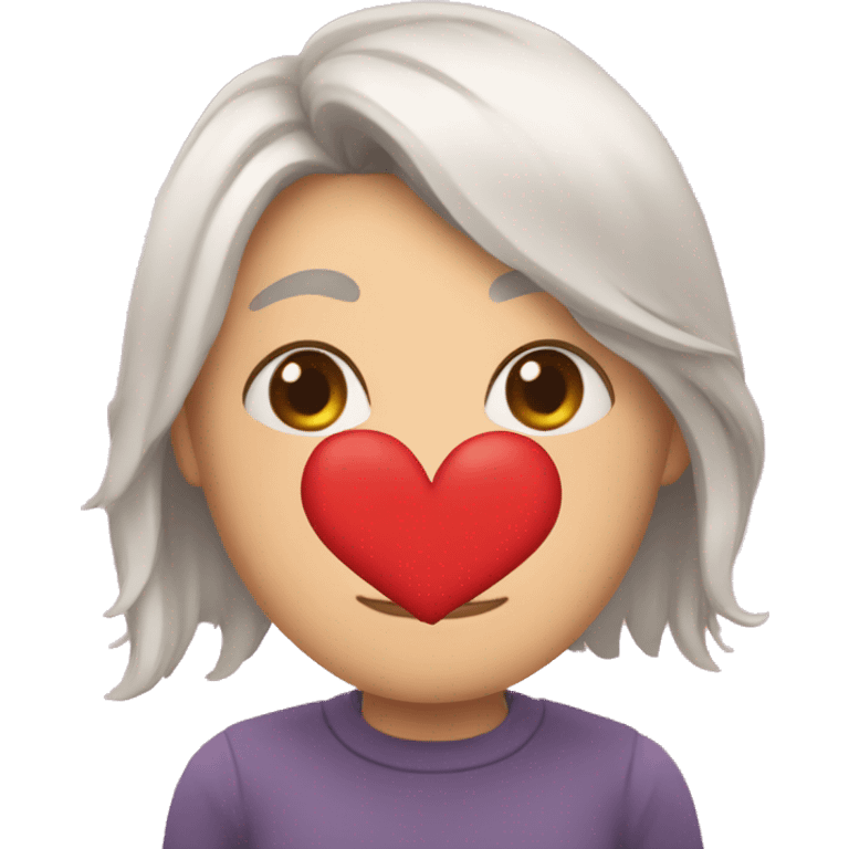 Corazón con el nombre de Claudia emoji