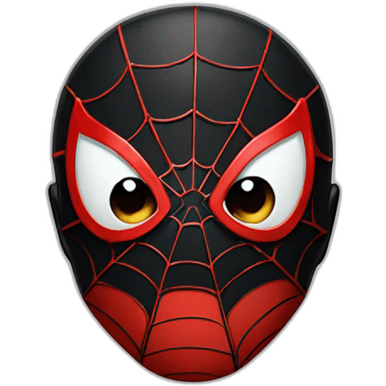 Miles Morales spiderman emoji