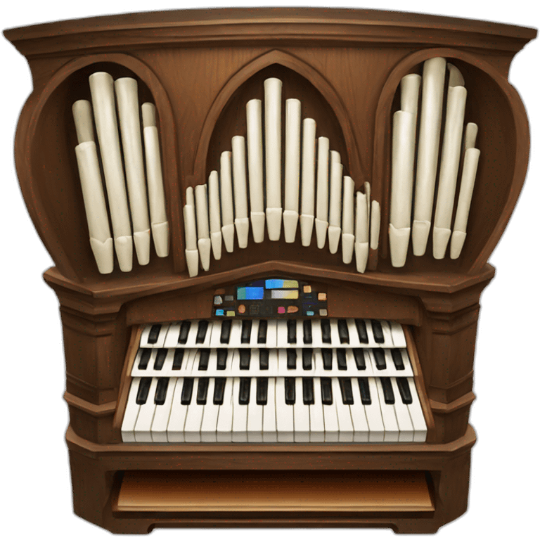 French styled Church organ emoji