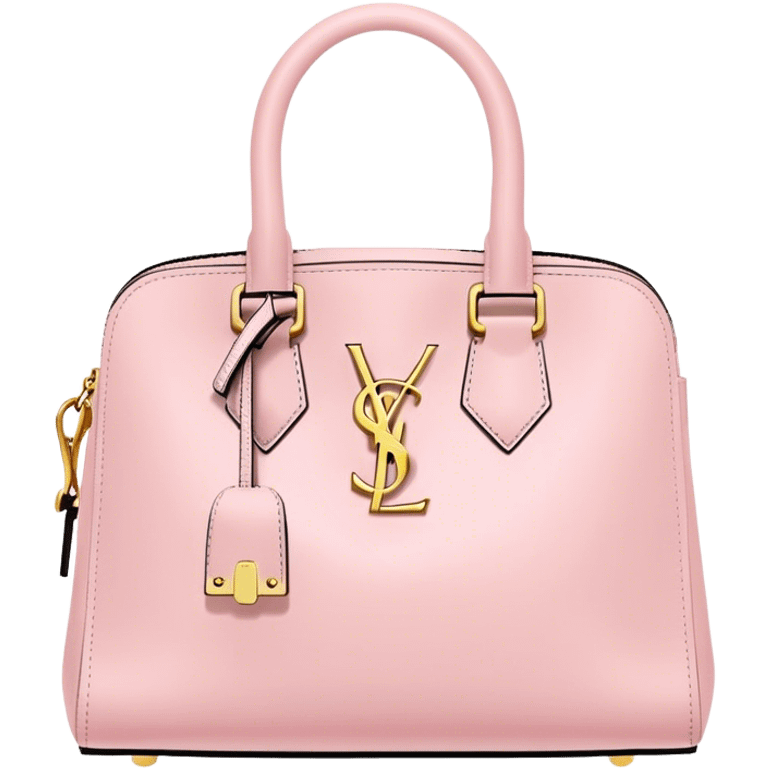 Pastel pink YSL bag emoji