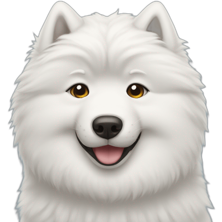 Crying samoyed emoji