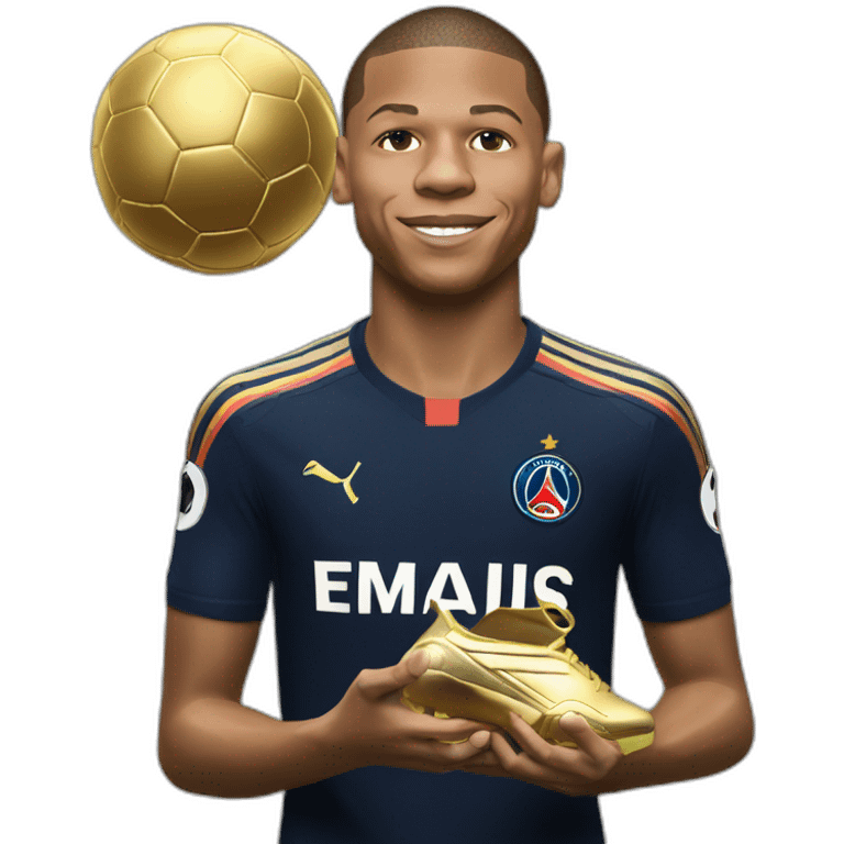 mbappe ballon d'or emoji