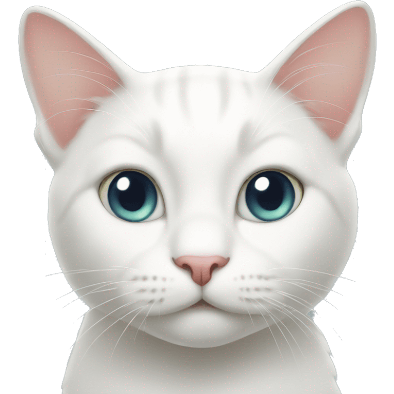 White cat emoji