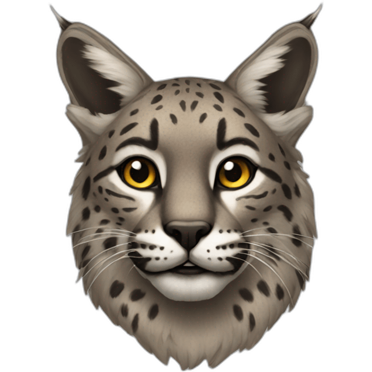 black-bobcat emoji