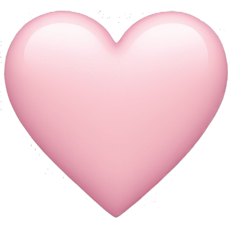 pastel pink heart emoji