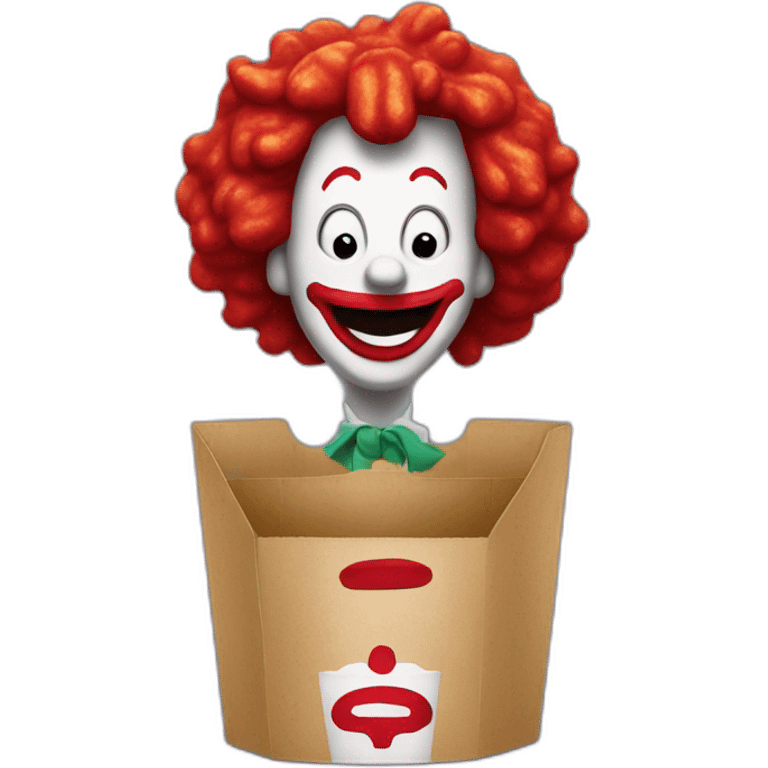 jack in the box ronald mcdonald emoji