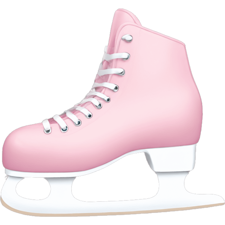 pastel pink ice skates emoji