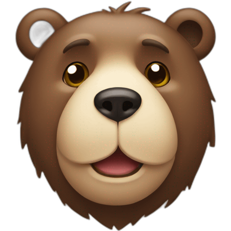 Bear japy emoji