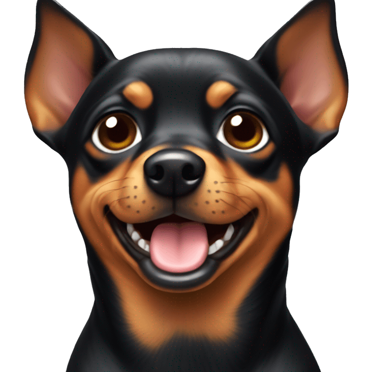 Mini pinscher dog emoji