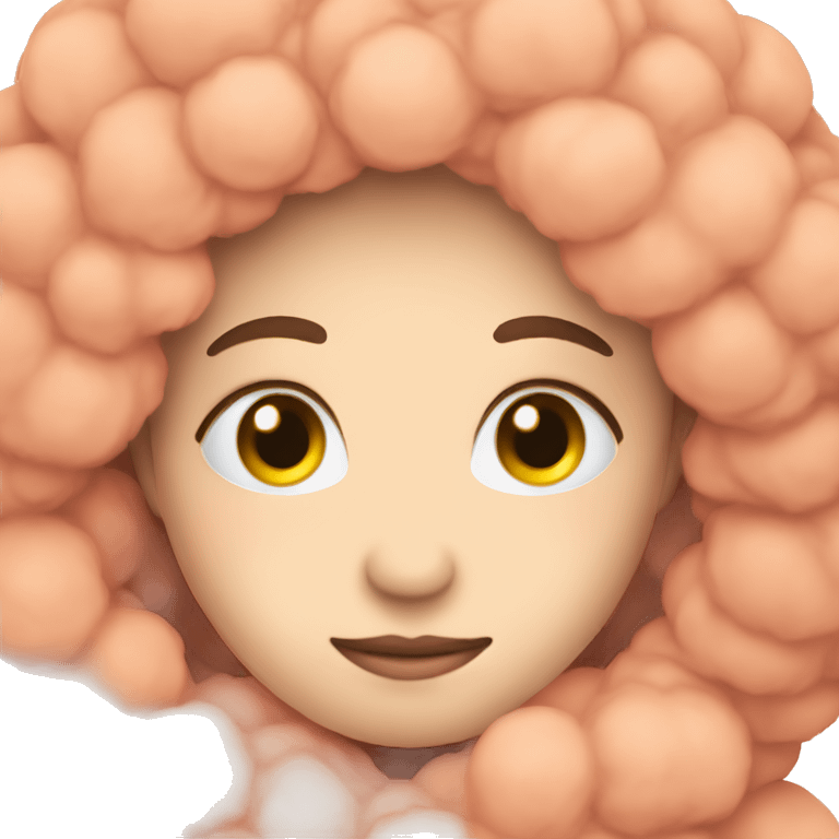 Cozy peach emoji