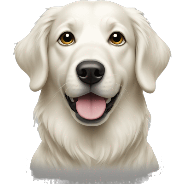 White retriever  emoji