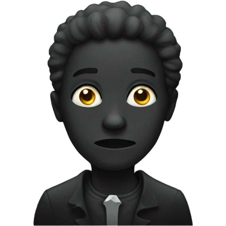 Black grave emoji