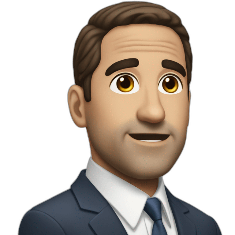 Michael Gary Scott from office tv series emoji