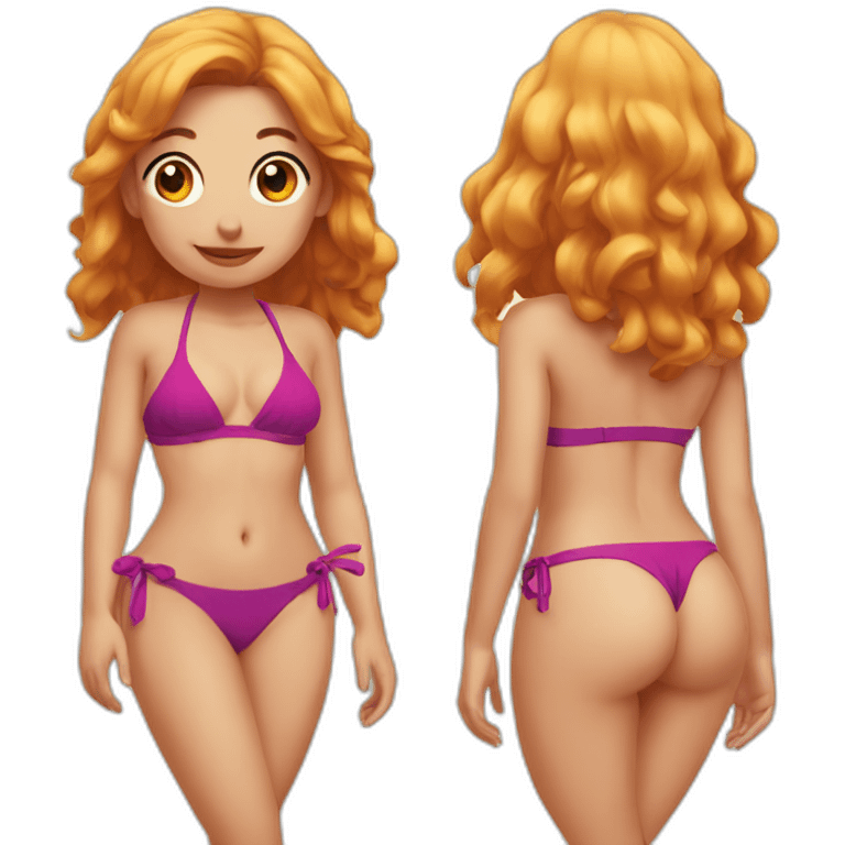 cochinita en bikini emoji