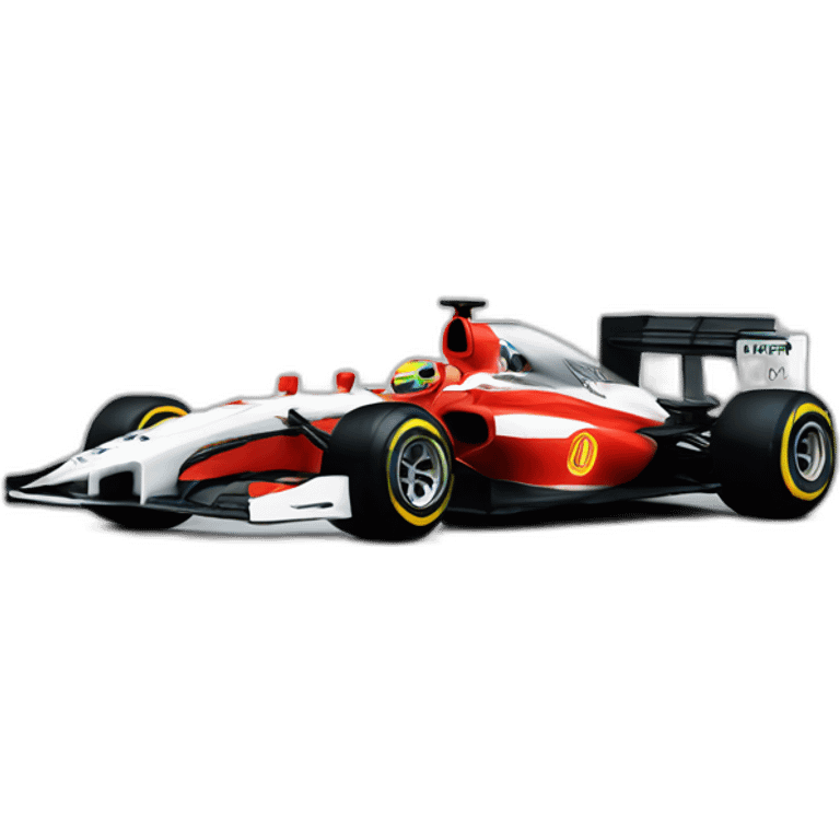 Formule 1 car emoji